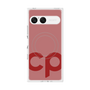 プレミアムスクエアケース with SnapMag［ オリジナル - CASEPLAYイニシャル - レッド ］