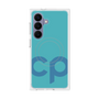プレミアムスクエアケース with SnapMag［ オリジナル - CASEPLAYイニシャル - ライトブルー ］