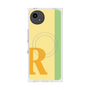 プレミアムスクエアケース with SnapMag［ オリジナル - initial color line - R yellow ］