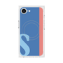 プレミアムスクエアケース with SnapMag［ オリジナル - initial color line - S blue ］