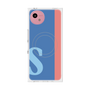 プレミアムスクエアケース with SnapMag［ オリジナル - initial color line - S blue ］