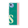 プレミアムスクエアケース with SnapMag［ オリジナル - initial color line - S green ］