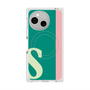 プレミアムスクエアケース with SnapMag［ オリジナル - initial color line - S green ］