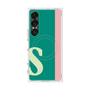 プレミアムスクエアケース with SnapMag［ オリジナル - initial color line - S green ］