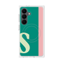プレミアムスクエアケース with SnapMag［ オリジナル - initial color line - S green ］