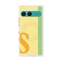 プレミアムスクエアケース with SnapMag［ オリジナル - initial color line - S yellow ］