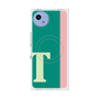 プレミアムスクエアケース with SnapMag［ オリジナル - initial color line - T green ］