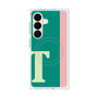 プレミアムスクエアケース with SnapMag［ オリジナル - initial color line - T green ］