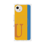 プレミアムスクエアケース with SnapMag［ オリジナル - initial color line - U orange ］