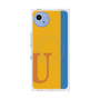 プレミアムスクエアケース with SnapMag［ オリジナル - initial color line - U orange ］