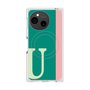 プレミアムスクエアケース with SnapMag［ オリジナル - initial color line - U green ］