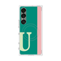 プレミアムスクエアケース with SnapMag［ オリジナル - initial color line - U green ］