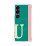 プレミアムスクエアケース with SnapMag［ オリジナル - initial color line - U green ］