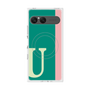 プレミアムスクエアケース with SnapMag［ オリジナル - initial color line - U green ］
