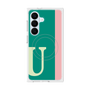 プレミアムスクエアケース with SnapMag［ オリジナル - initial color line - U green ］