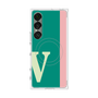 プレミアムスクエアケース with SnapMag［ オリジナル - initial color line - V green ］