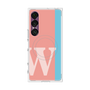 プレミアムスクエアケース with SnapMag［ オリジナル - initial color line - W pink ］