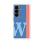 プレミアムスクエアケース with SnapMag［ オリジナル - initial color line - W blue ］