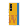 プレミアムスクエアケース with SnapMag［ オリジナル - initial color line - W orange ］