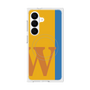 プレミアムスクエアケース with SnapMag［ オリジナル - initial color line - W orange ］
