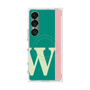 プレミアムスクエアケース with SnapMag［ オリジナル - initial color line - W green ］