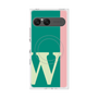プレミアムスクエアケース with SnapMag［ オリジナル - initial color line - W green ］