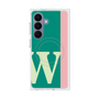 プレミアムスクエアケース with SnapMag［ オリジナル - initial color line - W green ］