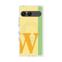 プレミアムスクエアケース with SnapMag［ オリジナル - initial color line - W yellow ］