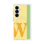 プレミアムスクエアケース with SnapMag［ オリジナル - initial color line - W yellow ］