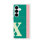 プレミアムスクエアケース with SnapMag［ オリジナル - initial color line - X green ］