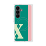 プレミアムスクエアケース with SnapMag［ オリジナル - initial color line - X green ］