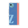 プレミアムスクエアケース with SnapMag［ オリジナル - initial color line - Z blue ］