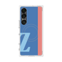 プレミアムスクエアケース with SnapMag［ オリジナル - initial color line - Z blue ］