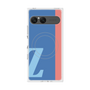 プレミアムスクエアケース with SnapMag［ オリジナル - initial color line - Z blue ］