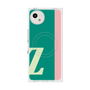 プレミアムスクエアケース with SnapMag［ オリジナル - initial color line - Z green ］