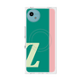 プレミアムスクエアケース with SnapMag［ オリジナル - initial color line - Z green ］