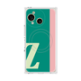 プレミアムスクエアケース with SnapMag［ オリジナル - initial color line - Z green ］