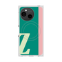 プレミアムスクエアケース with SnapMag［ オリジナル - initial color line - Z green ］