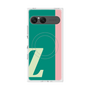 プレミアムスクエアケース with SnapMag［ オリジナル - initial color line - Z green ］