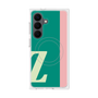 プレミアムスクエアケース with SnapMag［ オリジナル - initial color line - Z green ］