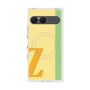 プレミアムスクエアケース with SnapMag［ オリジナル - initial color line - Z yellow ］