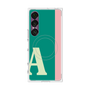 プレミアムスクエアケース with SnapMag［ オリジナル - initial color line - A green ］