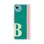 プレミアムスクエアケース with SnapMag［ オリジナル - initial color line - B green ］
