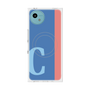 プレミアムスクエアケース with SnapMag［ オリジナル - initial color line - C blue ］