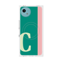 プレミアムスクエアケース with SnapMag［ オリジナル - initial color line - C green ］