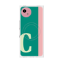 プレミアムスクエアケース with SnapMag［ オリジナル - initial color line - C green ］