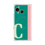 プレミアムスクエアケース with SnapMag［ オリジナル - initial color line - C green ］