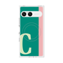 プレミアムスクエアケース with SnapMag［ オリジナル - initial color line - C green ］