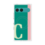 プレミアムスクエアケース with SnapMag［ オリジナル - initial color line - C green ］