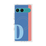 プレミアムスクエアケース with SnapMag［ オリジナル - initial color line - D blue ］